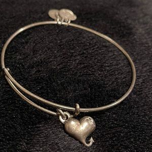 Alex and Ani heart with devil tail bangle
